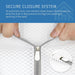 3Pcs Durable Honeycomb Mesh Laundry Bags for Delicates 12x16 Inches