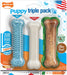 New Puppy Starter Kit, Puppy Teething Toys, 3 Pack, Blue