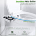 Bidet Attachment, Non-Electric Cold Water Bidet Toilet Seat Attachment with Pressure Controls, Retractable Self-Cleaning