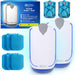2 Fruit Fly Traps & 10 Adhesive Cartridges, Indoor Plug-in Bug Catcher, UV Light Fly Trap Captures Fruit Flies, Gnats, H