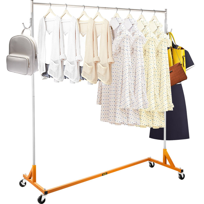 Industrial-Grade Rolling Garment Rack