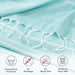 Turkish Beach Towel, 36"x71" Quick Dry Sand Free Oversized Towel, Aqua