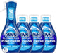 Powerwash Spray, Dish Soap, Dishwashing Liquid, Fresh, 1 Starter Kit + 3 Refills, 4x16 Fl Oz