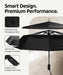 Windproof Travel Umbrella - Compact & Withstands Winds up to 100MPH, Strongest Premium Auto Folding Umbrella for Rain an