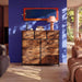 Tall Dresser for Bedroom, 9 Drawer Chest of Drawers, Rustic Brown