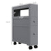 Slim Rolling Bathroom Storage Cabinet