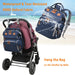 Baby Diaper Bag with Changing Station, Waterproof Diaper Bag Backpack for Moms Dads with USB Charging Port, Baby Shower 