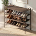 4-Tier Shoe Rack Storage Organizer, 12-20 Pair, Bronze