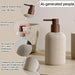 Bathroom Accessories Set, 5 PCS Modern Bath Organizer, Beige
