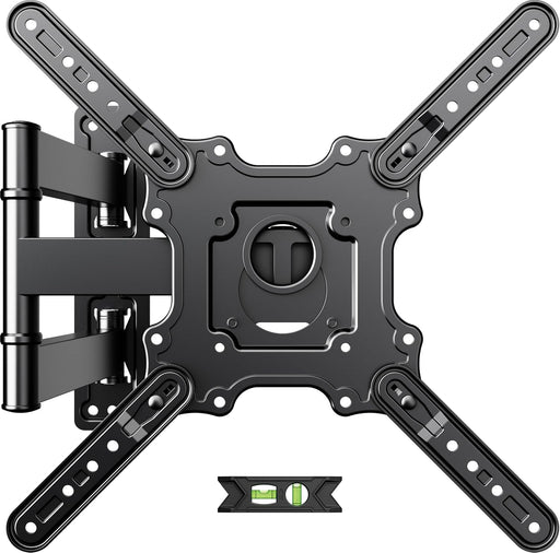 TV Wall Mount for Most 26-60 Inch TVs up to 77 lbs, Full Motion Wall Mount TV Bracket with Swivel Tilt Single Stud Desig