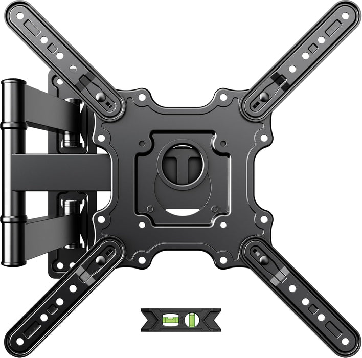 TV Wall Mount for Most 26-60 Inch TVs up to 77 lbs, Full Motion Wall Mount TV Bracket with Swivel Tilt Single Stud Desig
