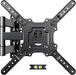 TV Wall Mount for Most 26-60 Inch TVs up to 77 lbs, Full Motion Wall Mount TV Bracket with Swivel Tilt Single Stud Desig