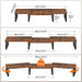 Dual Monitor Stand Riser, Computer Monitor Stand for PC,Rustic Brown