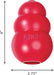 Classic Stuffable Dog Toy, Natural Rubber Chew, for Large Dogs