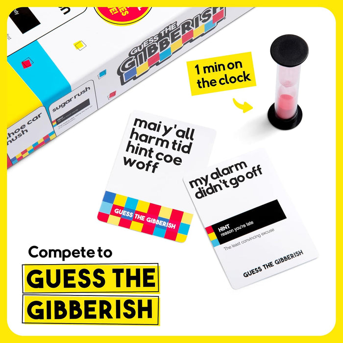 Guess The Gibberish Card Game for Families by Relatable