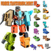 Kids Educational Deformation Toys: Digital Number Bots & Tank Warrior Transformation Robots