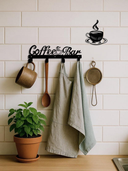 Wall-Mounted Coffee Mug Rack