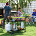Rolling Outdoor Grill Cart
