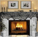 Halloween Decoration Black Lace Spiderweb Fireplace Mantle Scarf Cover Festive Party Supplies 45 X 243cm 18 x 96 inch