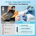 Electric Nail File, Cordless Toe Nail Grinder for Thick Toenails & Callus, Rechargeable Nail Drill for Manicure and Pedicure with LCD & Lamp, Gifts for Women Men Seniors
