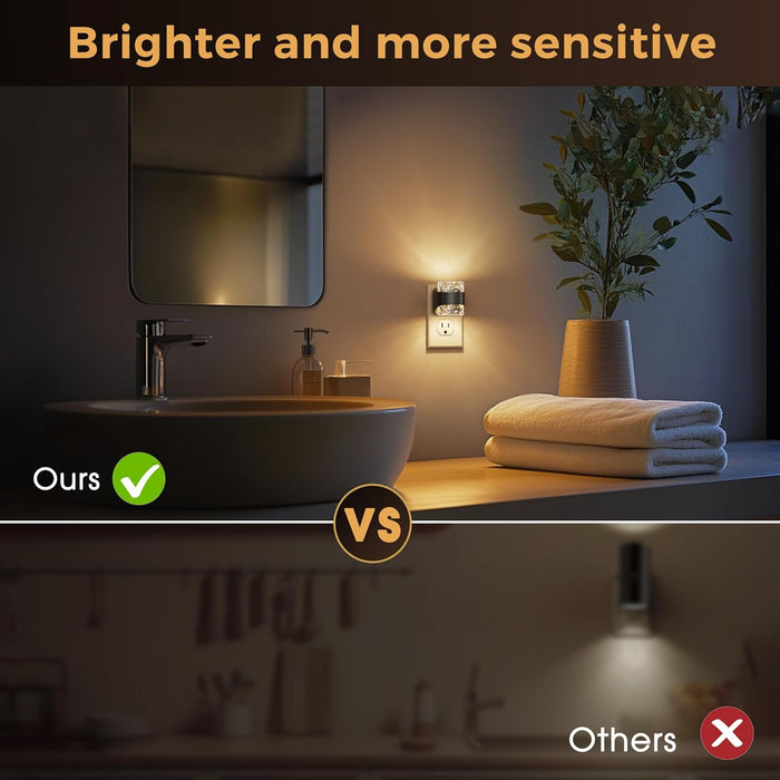 Night Light, Bubble Night Lights Plug into Wall, 2 Pack