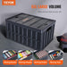 65L Collapsible Storage Bins with Lids 3 Packs, Stackable Crates