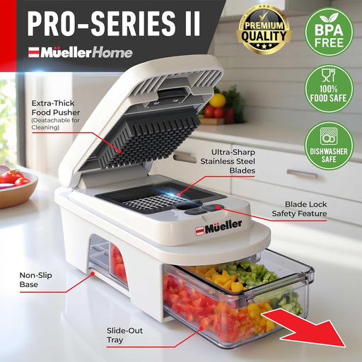 Pro-Series All-in-One, 12 Blade Mandoline Slicer for Kitchen