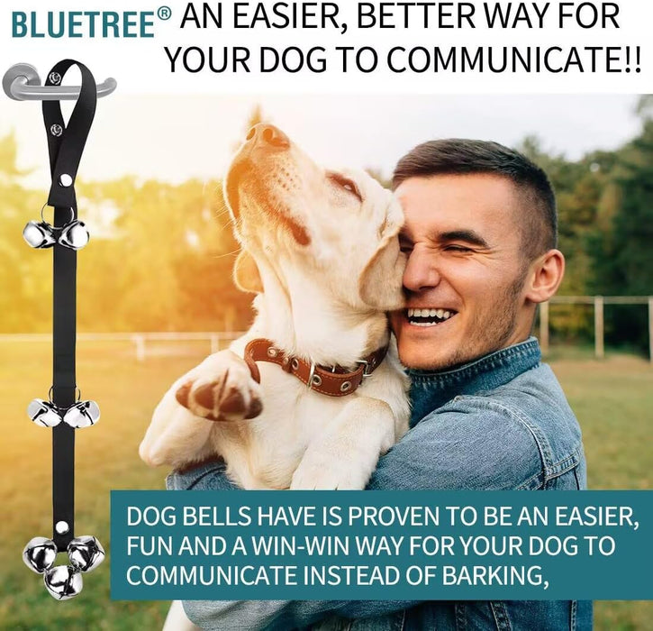 Dog Doorbells Premium Quality Training Potty Great Dog Bells Adjustable Door Bell Dog Bells for Potty Training Your Puppy The Easy Way - 7 Extra Large Loud 1.4 DoorBells