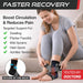 Sleeve Stars Ankle Brace Men & Women Support (Single/M:10"-12"/Black)