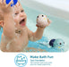 Bath Toys 3 Pack with 3 Colors | Cute Swimming Turtles Wind Up Toys for 1+ Years Old | Floating Bath & Pool Toys for Kid