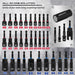 80-Piece Premium Magnetic Impact Nut Driver Set Metric & SAE with Socket Adapters, Bit Holder, Wing Nut Driver, Universa