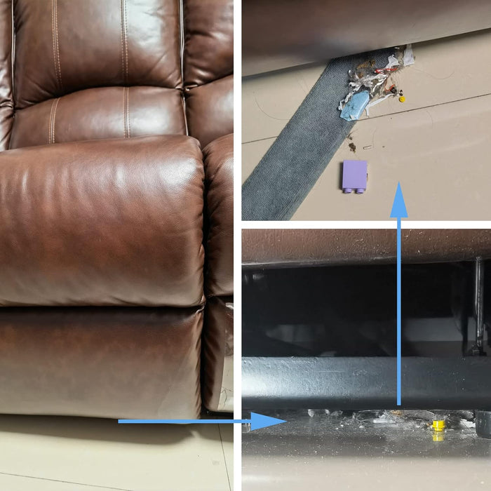 Upgraded Under Appliance Cleaning Gadgets, Microfiber Gap Duster, Skinny Flat Duster with Extendable Pole 26-55 Inches, 