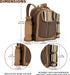 Picnic Backpack, 4-Person with Blanket & Wine, Family & Lovers Gift, Brown