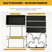 4-Tier Carbon Steel Spice Rack for Countertop,4 Tier Spice Shelf