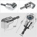 3-in-1 Right Angle Drill Attachment Kit for Tight-Space Drilling