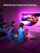 TV LED Lights, 11.5ft LED Lights for 32-55 Inch TV, RGB TV Backlight Behind with Remote, Music Sync Bluetooth APP Control Strip Lights USB Powered for Bedroom, PC, Gaming Monitor