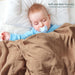 Muslin Swaddle Blankets for Newborn, 2 Pack Breathable Soft Receiving Blanket, Large 41 x 41 inches Swaddle Wrap Burping