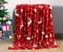 Luxury Velvet Super Soft Christmas Prints Fleece Blanket-Holiday Theme Home Décor Fuzzy Warm and Cozy Throws for Winter 