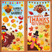 Fall Thanksgiving Window Clings Static Window Decal for Fall Décor
