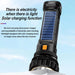 Solar Flashlight, Rechargeable flashlights for Camping, Home