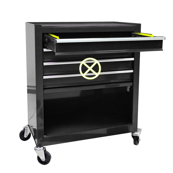 Heavy-Duty Rolling Metal Tool Cart