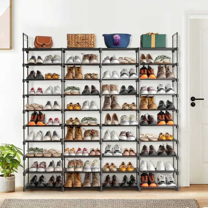 Ten-Tier High-Capacity Shoe Rack