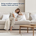 18x18 Throw Pillows Inserts 2 Pack, Decorative Pillows for Couch Bed