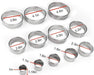 12 Pcs Round Cookie Biscuit Cutter Set, Graduated Circle Cutters