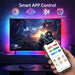 TV Backlight, Music Sync Bluetooth LED TV Lights for 55-65"
