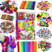 Arts and Crafts Supplies for Kids Craft Materials 1850Pcs