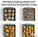 Nonstick Carbon Steel Baking Pan & Raised Wire Rack, 15x10.5-Inch