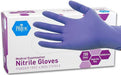 MedPride Powder-Free Nitrile Exam Gloves, Iris Blue, Medium, Box/100