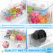 Bath Toy Storage 2 Packs, Large Bath Toy Holder - 3 Compartments, Quick-Dry
