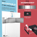The 360 Mirror Trifold Barber 3 Way Mirror for Self Hair Cutting System
